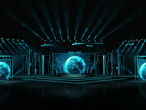 Event Stage 01 Design 3D 모델