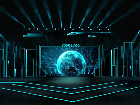 Event Stage 01 Design 3D Model