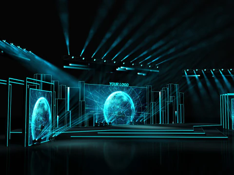 Event Stage 01 Design 3D Model