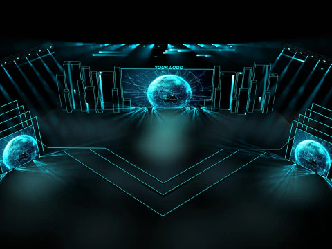 Event Stage 01 Design 3D Model