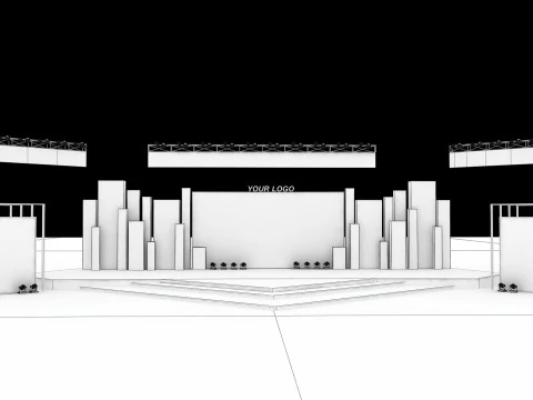 Event Stage 01 Design 3D Model