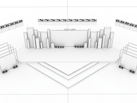 Event Stage 01 Design 3D Model