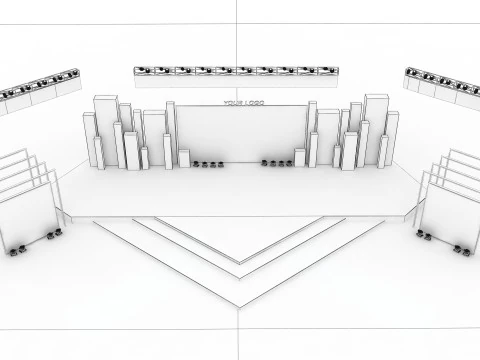 Event Stage 01 Design 3D Model