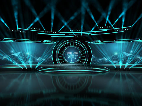 Event Stage 02 Design 3D 모델