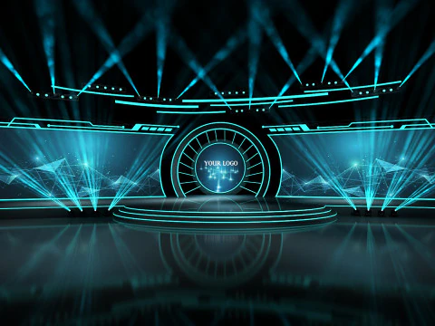 Event-B&uuml;hne 02 Design 3D Modell