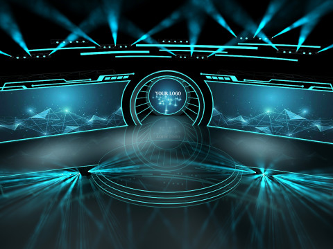 Event Stage 02 Design 3D Model