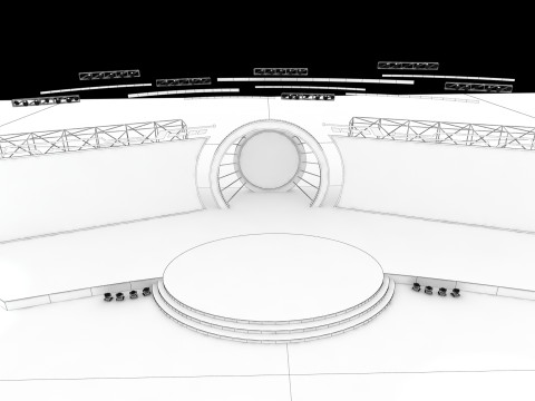 Event Stage 02 Design 3D Model