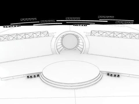 Event Stage 02 Design 3D Model