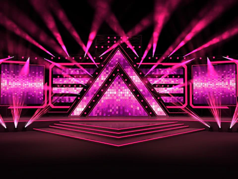 Projekt sceny koncertowej 01 Model 3D