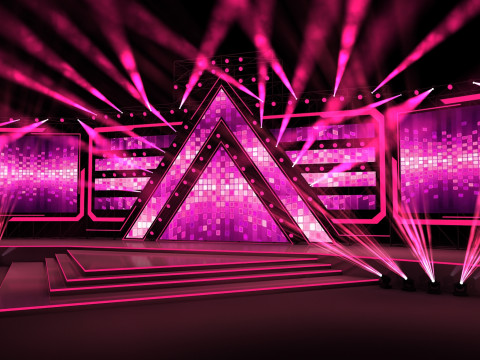 Concert Stage 01 Design 3D Model