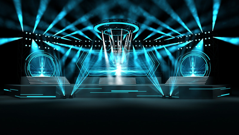 Event Stage 04 Design 3D Model .c4d .max .obj .3ds .fbx .stl .blend 