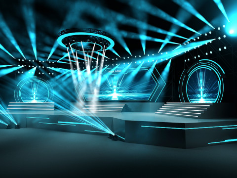 Event Stage 04 Design 3D Model