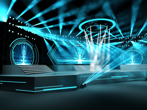 Event Stage 04 Design 3D Model