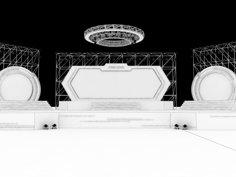 Event Stage 04 Design 3D Model