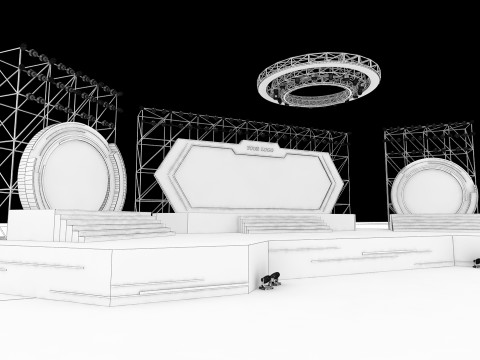 Event Stage 04 Design 3D Model