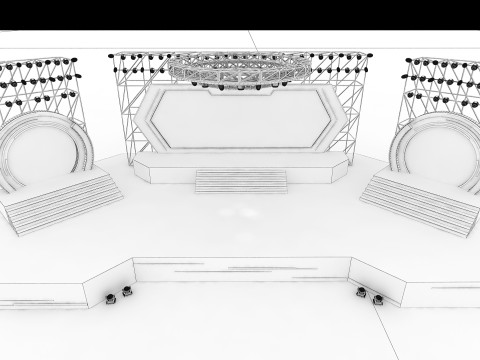 Event Stage 04 Design 3D Model