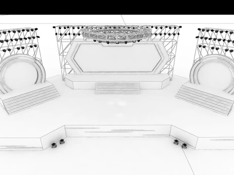Event Stage 04 Design 3D Model