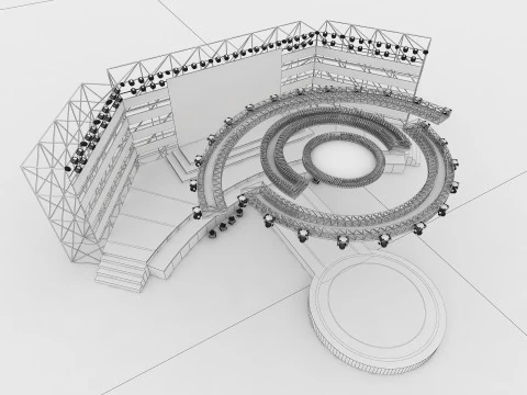 Event Stage 05 Design 3D Model