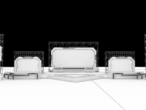 Event Stage 06 Design 3D Model