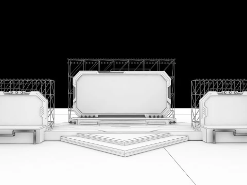 Event Stage 06 Design 3D Model