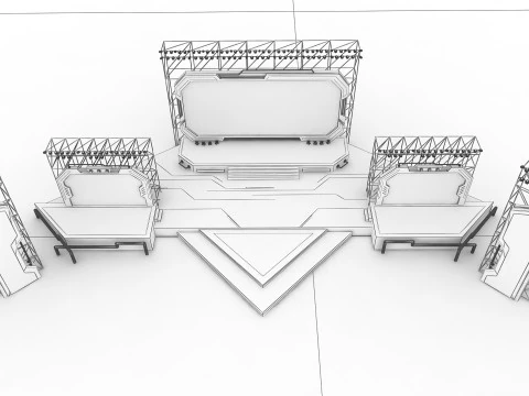 Event Stage 06 Design 3D Model