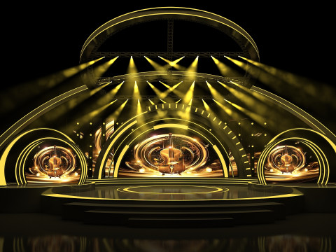 Concert Stage 02 Design 3D 모델