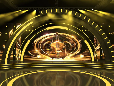 Concert Stage 02 Design 3D Model
