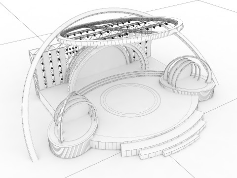Concert Stage 02 Design Modelo 3D
