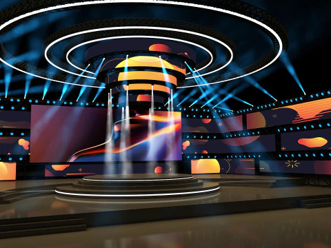 Event Stage 08 Design 3D Model