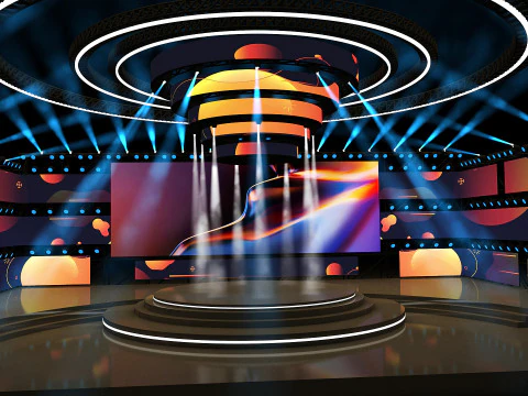Event Stage 08 Design 3D Model