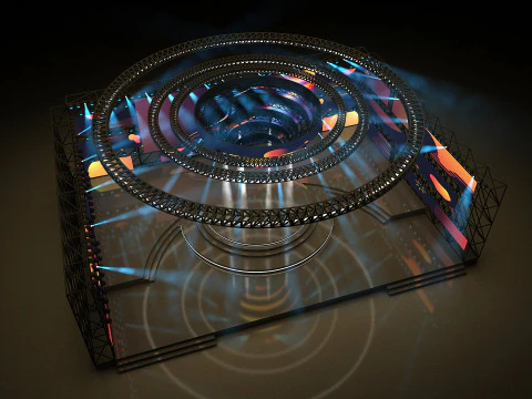 Event Stage 08 Design 3D Model