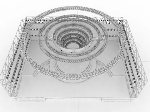 Event Stage 08 Design 3D Model