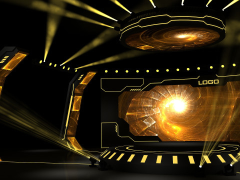 Event Stage 09 Design 3D Model