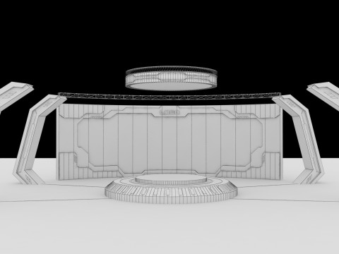 Event Stage 09 Design 3D Model
