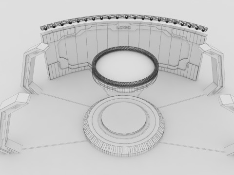 Event Stage 09 Design 3D Model