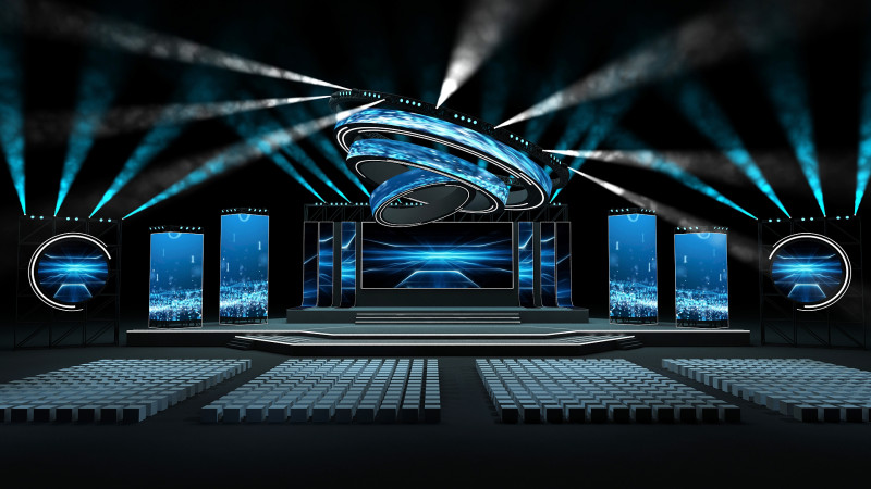 Event Stage 10 Design 3D 模型 .c4d .max .obj .3ds .fbx .stl .blend 