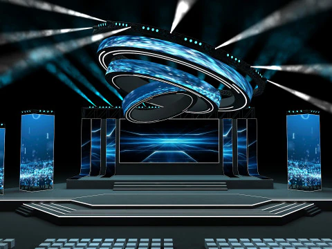 Event Stage 10 Design 3D Model