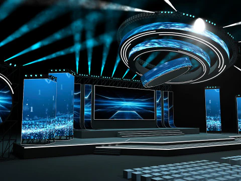 Event Stage 10 Design 3D Model