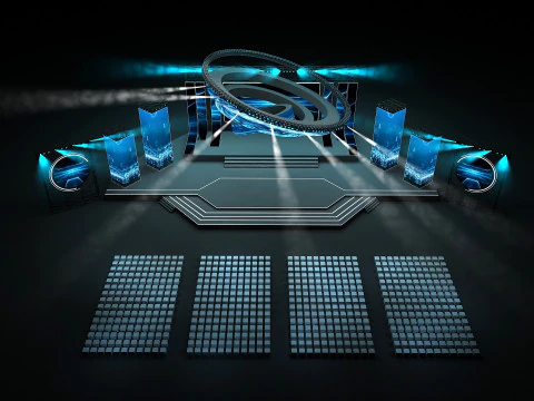 Event Stage 10 Design 3D Model