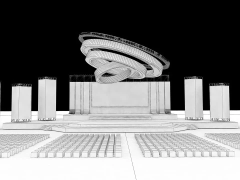 Event Stage 10 Design 3D Model