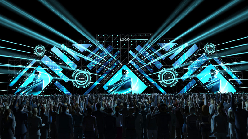 Concert Stage 03 Design 3Dモデル .c4d .max .obj .3ds .fbx .stl .blend 