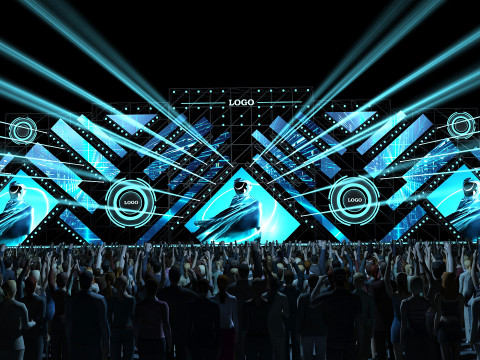 Concert Stage 03 Design 3D 모델