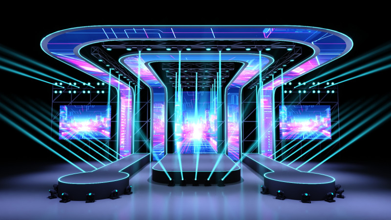 Concert Stage 04 Design Modello 3D .c4d .max .obj .3ds .fbx .stl .blend 