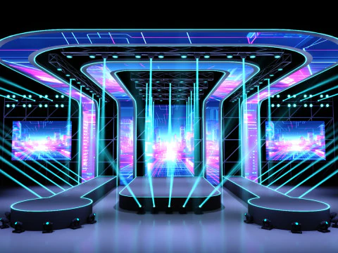 Concerto Palcoscenico 04 Design Modello 3D