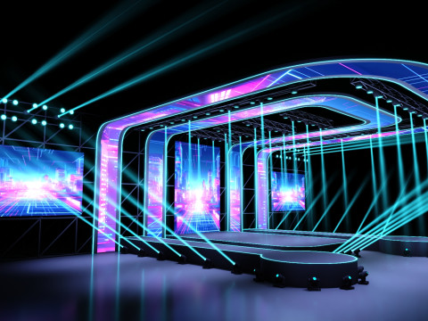 Concert Stage 04 Design Modello 3D