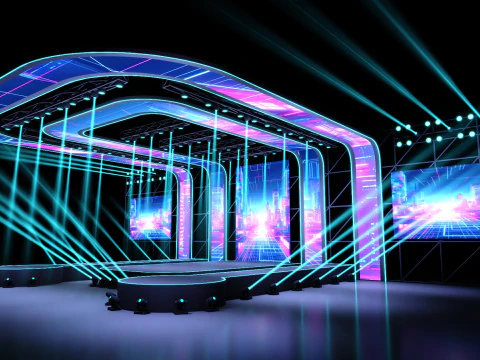 Concert Stage 04 Design 3D Model