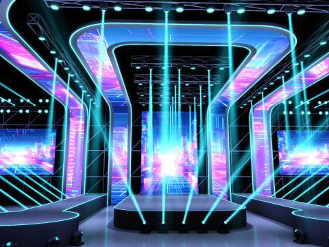 Concert Stage 04 Design Modello 3D