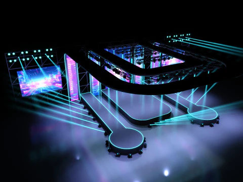 Concert Stage 04 Design 3D Model
