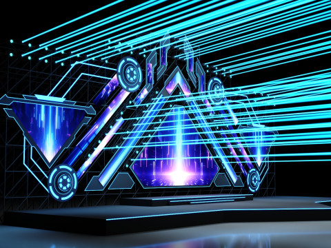 Music Festival Stage 01 Design 3D 模型