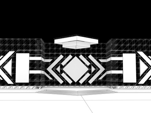 Music Festival Stage 02 Design 3D 模型
